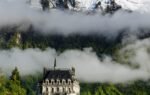 switzerland, castle, mountains, lake, building, places of interest, iseltwald, lake brienz, historical, landmark, fog, haze, mist, nature, landscape, switzerland, switzerland, switzerland, switzerland, switzerland, castle