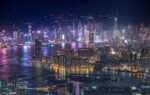 skyscrapers, buildings, harbor, skyline, night view, night, city, victoria harbour, hong kong, cityscape, travel, city, city, hong kong, hong kong, hong kong, hong kong, hong kong