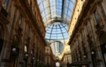 Explore the stunning architecture of Galleria Vittorio Emanuele II, Milan's iconic shopping gallery.