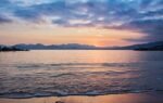 cannes, beach, sunset, nature, sea